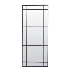 RIN MIRROR CLEAR GLASS MATT BLACK FRAME 183 